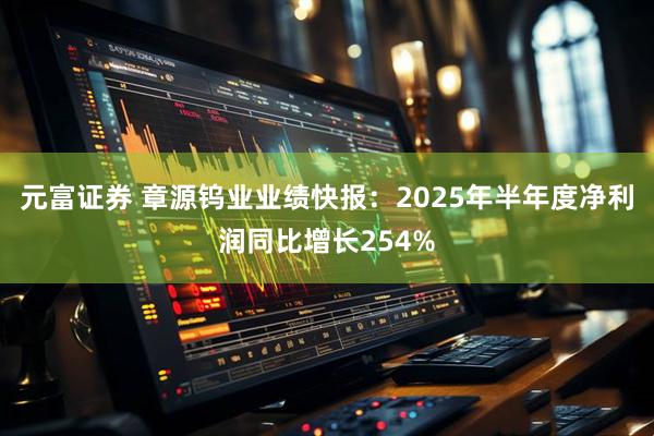 元富证券 章源钨业业绩快报：2025年半年度净利润同比增长254%